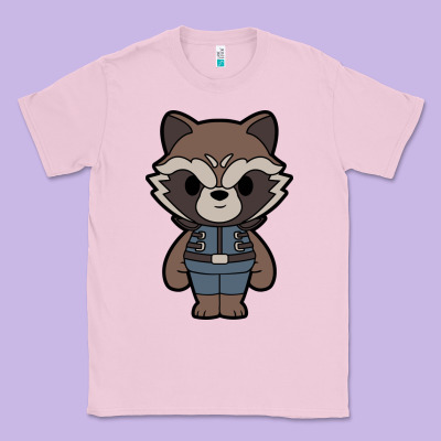 Rocket Racoon Chibi Classic Tee Designed By Artisfamous