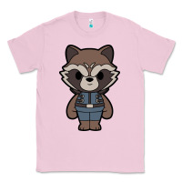 Bubblegum Pink rocket racoon chibi Classic Tee - artisFamous