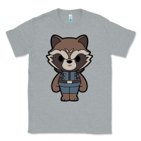 Heather Grey rocket racoon chibi Classic Tee - artisFamous