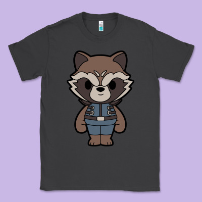 Rocket Racoon Chibi Classic Tee Designed By Artisfamous