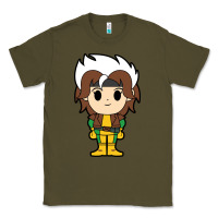 Army Green rogue x men chibi Classic Tee - artisFamous