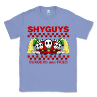 Colony Blue shy guys burger and fries Classic Tee - artisFamous