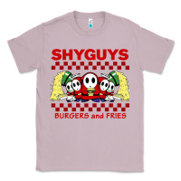 Lilac shy guys burger and fries Classic Tee - artisFamous