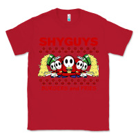 Red shy guys burger and fries Classic Tee - artisFamous