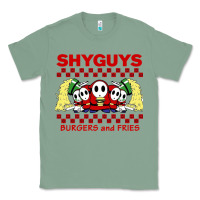 Sage shy guys burger and fries Classic Tee - artisFamous