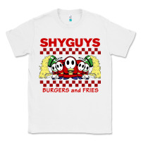 White shy guys burger and fries Classic Tee - artisFamous