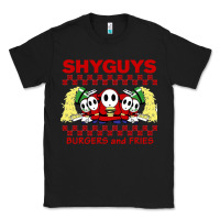 Black shy guys burger and fries Classic Tee - artisFamous