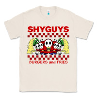 Natural shy guys burger and fries Classic Tee - artisFamous