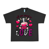 Pigment Black All We Need İs Moo Love Urban Heavy Tee - SublimationCraftShop
