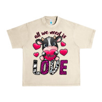 Sandshell All We Need İs Moo Love Urban Heavy Tee - SublimationCraftShop