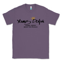 Lavender Rest in Peace Young Dolph Classic Tee - artisFamous
