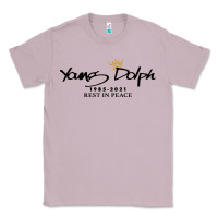 Lilac Rest in Peace Young Dolph Classic Tee - artisFamous
