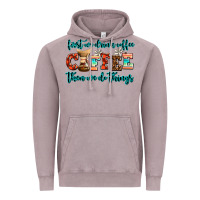 Vintage Zinc first we drink coffee then we do things Vintage Hoodie - AdoDesignShop