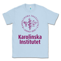 Dusty Blue karolinska institute Classic Tee - artisFamous