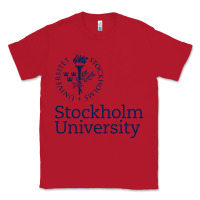 Red stockholm university Classic Tee - artisFamous