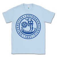 Dusty Blue university of gothenburg Classic Tee - artisFamous