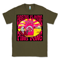 Army Green Best Pigeons Playing Ping Pong Music Classic Tee - artisFamous