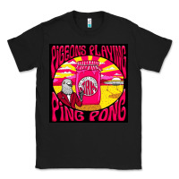 Black Best Pigeons Playing Ping Pong Music Classic Tee - artisFamous