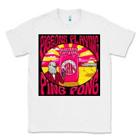 White Best Pigeons Playing Ping Pong Music Classic Tee - artisFamous
