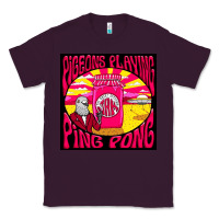 Plum Best Pigeons Playing Ping Pong Music Classic Tee - artisFamous