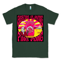 Sports Green Best Pigeons Playing Ping Pong Music Classic Tee - artisFamous