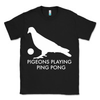 Best Pigeons Playing Ping Pong Music Classic Tee | Teevron