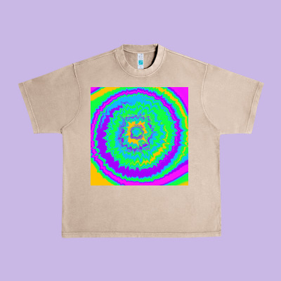 Tye Die Pattern Urban Heavy Tee Designed By Ranaportraitstore