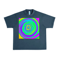Midnight Navy tye die pattern Urban Heavy Tee - RanaPortraitStore