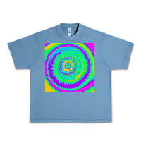 Pebble Blue tye die pattern Urban Heavy Tee - RanaPortraitStore