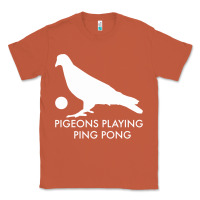 Copper Best Pigeons Playing Ping Pong Music Classic Tee - artisFamous