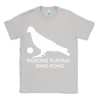Moon Dust Best Pigeons Playing Ping Pong Music Classic Tee - artisFamous