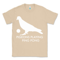 Mushroom Best Pigeons Playing Ping Pong Music Classic Tee - artisFamous