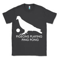Smoke Best Pigeons Playing Ping Pong Music Classic Tee - artisFamous