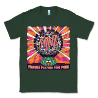 Sports Green Best Pigeons Playing Ping Pong Music Classic Tee - artisFamous