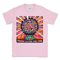 Bubblegum Pink Best Pigeons Playing Ping Pong Music Classic Tee - artisFamous