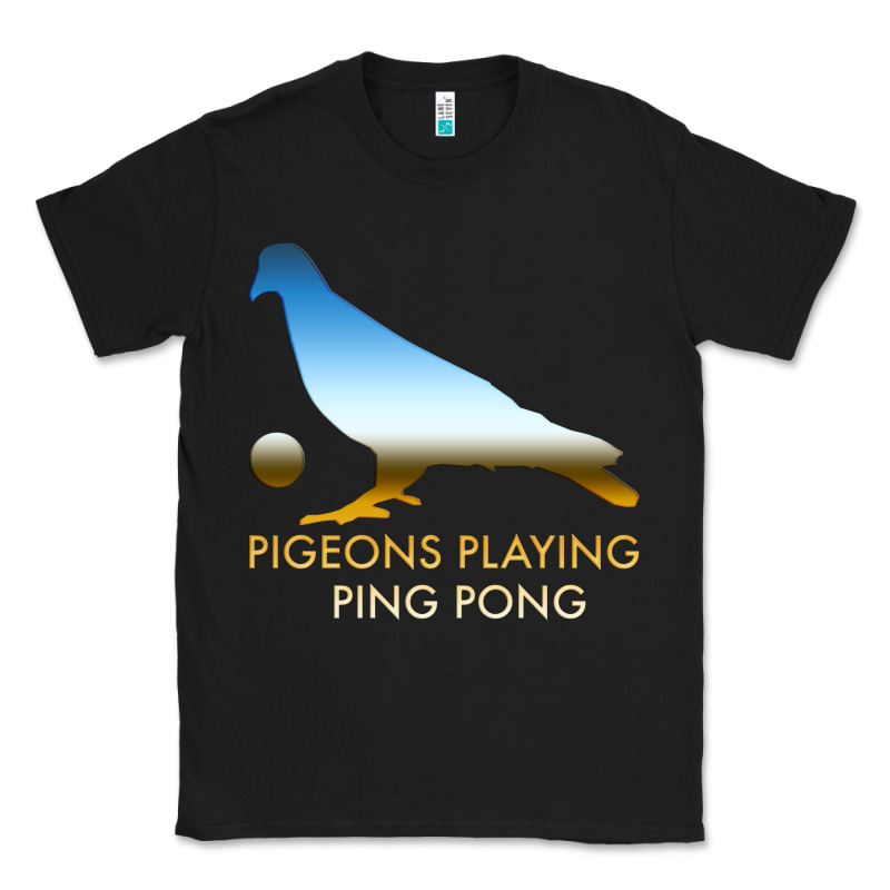 Best Pigeons Playing Ping Pong Music Classic Tee by artisFamous | Teevron