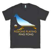 Smoke Best Pigeons Playing Ping Pong Music Classic Tee - artisFamous