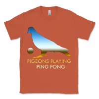 Copper Best Pigeons Playing Ping Pong Music Classic Tee - artisFamous