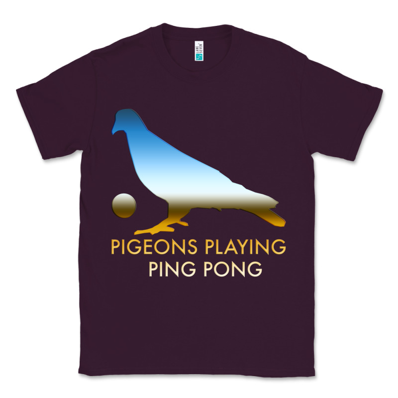 Best Pigeons Playing Ping Pong Music Classic Tee by artisFamous | Teevron