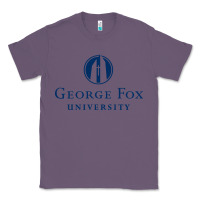 Lavender George Fox College Design Classic Tee - artisFamous