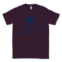 Plum George Fox College Design Classic Tee - artisFamous
