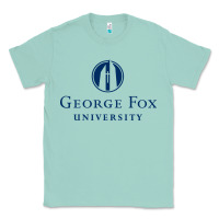 Seafoam George Fox College Design Classic Tee - artisFamous