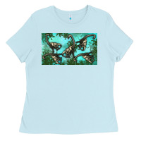 Baby Blue brachiosaurus  sippy cup Ladies Tee - Artiststas