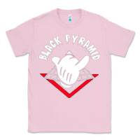 Bubblegum Pink black pyramid Classic Tee - artisFamous