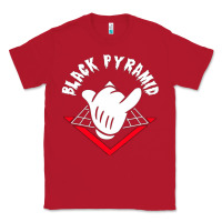 Red black pyramid Classic Tee - artisFamous