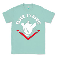 Seafoam black pyramid Classic Tee - artisFamous
