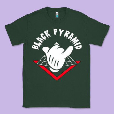 Black Pyramid Classic Tee Designed By Artisfamous