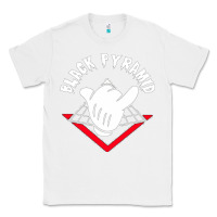 White black pyramid Classic Tee - artisFamous