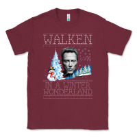 Burgundy christopher walken Classic Tee - artisFamous