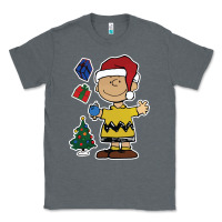 Charcoal Heather charlie brown christmas gifts Classic Tee - artisFamous
